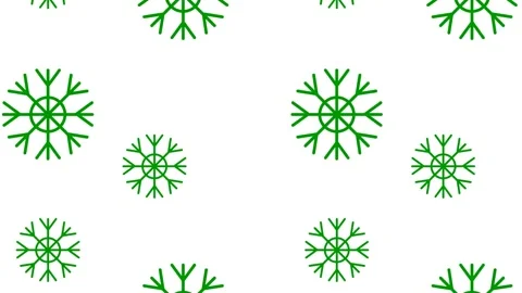 Green snow big white Video stock 250973077