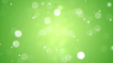 Green Snow Lights Background Loop Stock Footage 6159409