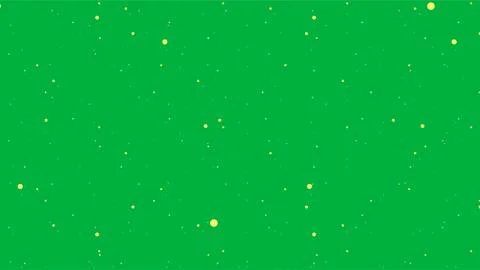 Green Snowfall Background with Falling Snowflakes for Winter Design. 스톡 일러스트