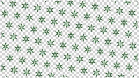 Green Snowflake Seamless Winter Pattern Texture 스톡 일러스트
