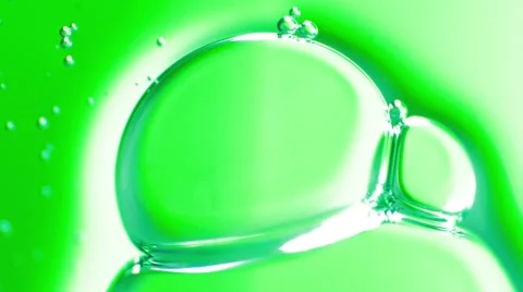 Green soap bubbles Stock Footage 67637327
