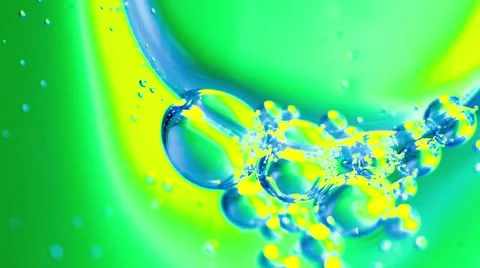 Green soap bubbles Stock Footage 67637460