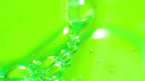 Green soap bubbles Stock Footage 67664185