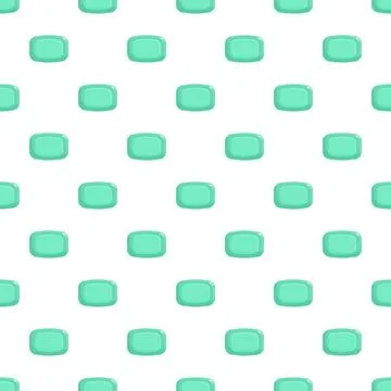 Green soap pattern creating clean hygiene background Stock Illustration