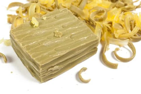 Green soap Stock Photos