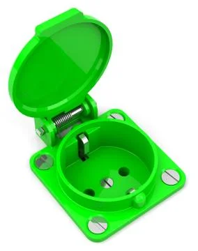 The green socket Stock Illustration