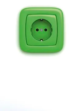 Green socket or power point イラスト素材