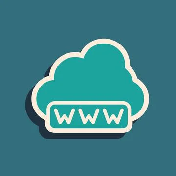 Green Software, web development, programming concept icon isolated on green b Stock Illustration