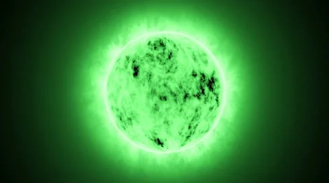 Green solar planet Stock Footage 38844123
