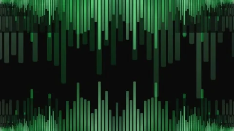 Green Sound Waveform Audio Visualization Video. 스톡 동영상 329928565