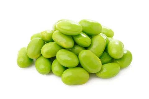 Green soy beans Stock Photos