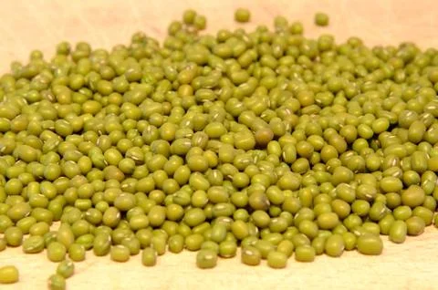 Green soya beans Foto stock
