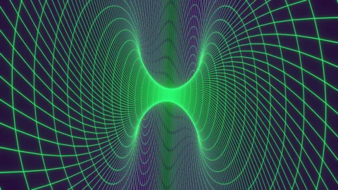 Green Space Corridor Abstract VJ Loop Animation Stock Footage 240833329