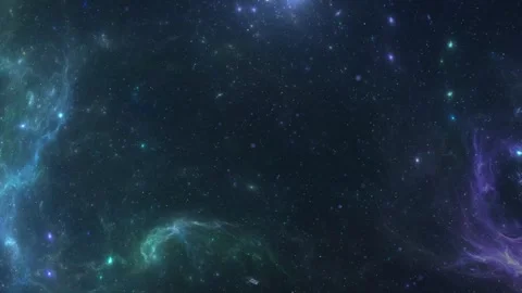 Green space with tiny stars moving Video stock 256992943