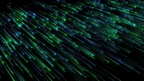 Green Space VJ 3D Loop Stock Footage 158915246