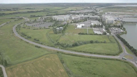 Green Spaces and Science Park, Kent Stock Footage 101536003