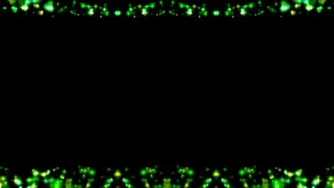 Green Sparkle Abstract Frame Stock Footage 284394877