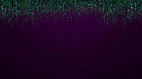 Green sparkling matrix El1033C Stock Footage 569331