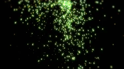 Green Sparks In Slow-Mo - 21 Stock Footage