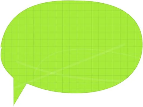 Green speech bubble comment icon Stock Illustration