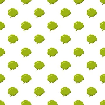 Green speech bubble pattern 스톡 일러스트