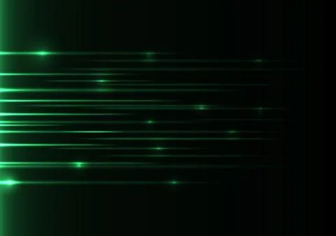 Green speed laser Stock Illustration