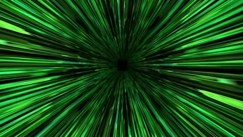 Green speed lines motion graphics Stock Footage 135429205