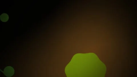 Green sperm cells on dark background. Stock Footage 334886367