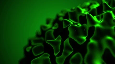 Green sphere background. Stock Footage 77205610