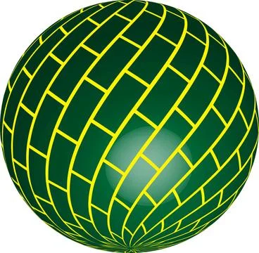 Green sphere イラスト素材