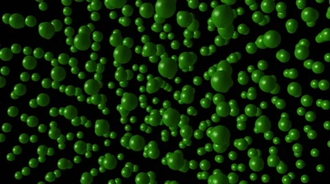 Green Spheres Pea Background 25fps Stock Footage 41473260