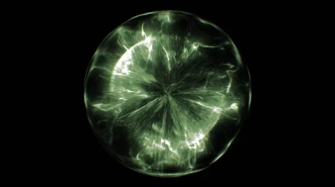 Green spherical abstract Stockbeeldmateriaal 65882936