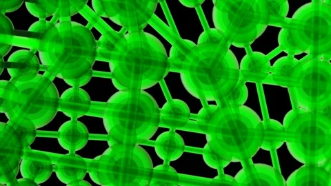 Green spin orbital Stock Footage 99441307