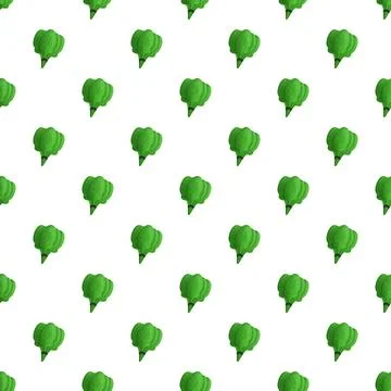 Green spinach leaves seamless pattern for healthy food Stock Illustration