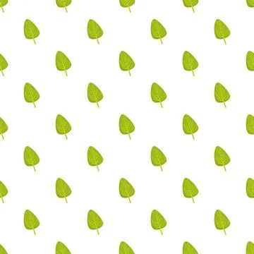 Green spinach leaves seamless pattern for healthy food 스톡 일러스트