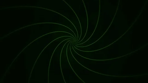 Green Spiral Light Lines Seamless Loop Stock Footage 340593172