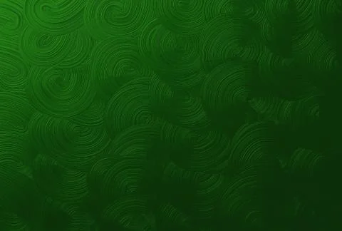Green Spiral or Swirl Pattern Background Stock Illustration