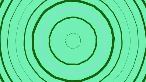 Green spiral pattern with concentric circles Stock Illustration