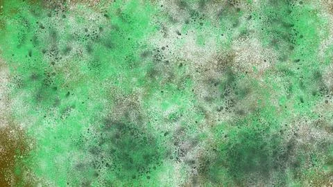 Green Splat Spray Illustrazione stock