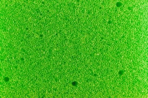 Green sponge made of microfiber material. Texture, background. In Increase Stock Photos