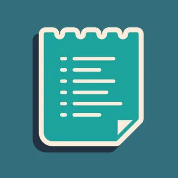 Green Sport training program or fitness plan icon isolated on green background Stock Illustration