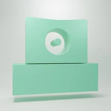Green Spray can nozzle cap icon isolated on grey background. Minimalism con.. Stock Illustration