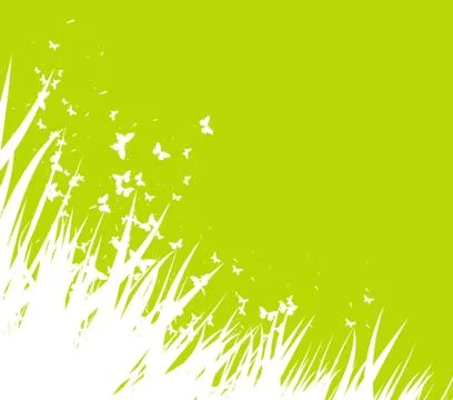 Green spring background Stock Illustration