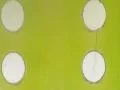 Green SPROCKET HOLES Vintage 8mm Damaged Film Leader Texture Distressed HD Footage