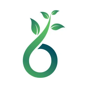 Green sprout logo vector graphic illustration element Stock Illustration