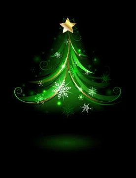 Green spruce Stock Illustration