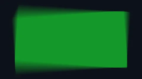 Green square on a black background. The green square is the main focus of t.. Stock Footage 289610481