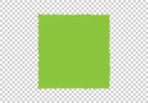 Green Square Brush Stroke Illustration Stock Illustration