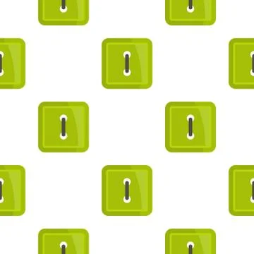 Green square clothing button pattern flat 스톡 일러스트