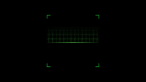 Green square code scanning animation, mobile phone QR code scanning Stock Footage 275589103